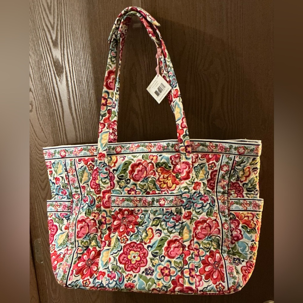 Vera Bradley Get Carried Away Tote NWT
